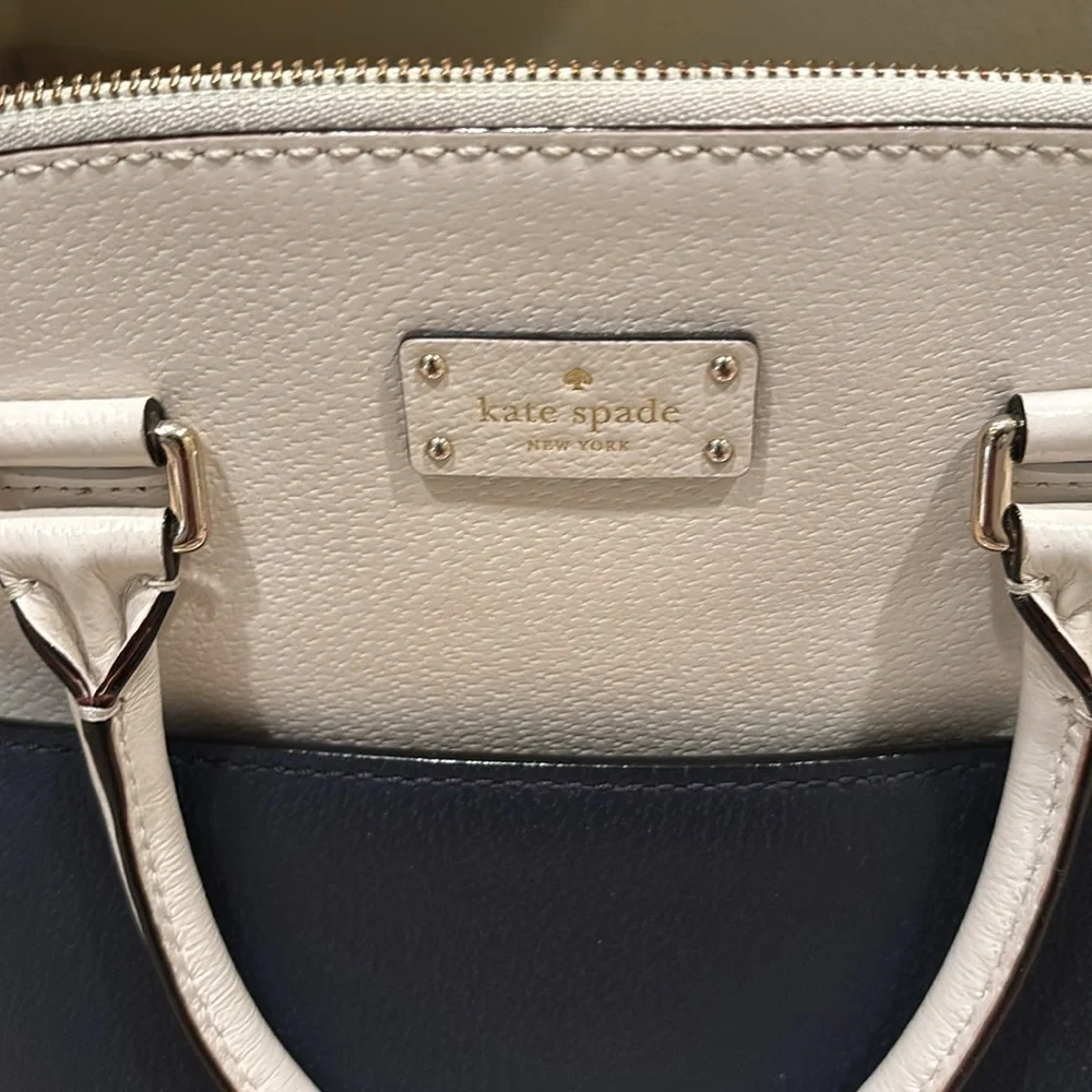 Kate Spade Two-Tone Blue and white Handbag